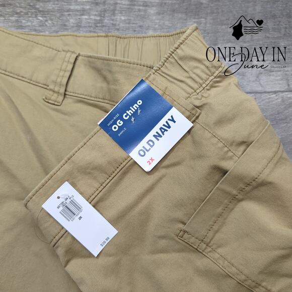 Old Navy High Rise OG Chino Ankle Pants Size 2X - Picture 2 of 6